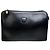 Edge Céline Clutch in pelle vintage Celine nera e argento Nero