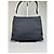 Vintage Givenchy Nylon Schultertasche Schwarz Silber - Ansicht 10