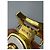 Céline Vintage Celine Medusa Head Ledergürtel Schwarz Tan Gold - Ansicht 5