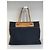 Tote in tela e pelle vintage Courreges Nero Tan - vista 10
