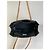 Tote in tela e pelle vintage Courreges Nero Tan - vista 3