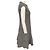 Abito Akris Punto a maniche corte a righe beige / nero - vista 2