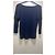 Giorgio Armani Viskose-Pullover in Dunkelblau - Ansicht 2