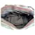 Borsa a tracolla Prada in nylon e pelle marrone e verde - vista 11