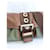 Borsa a tracolla Prada in nylon e pelle marrone e verde - vista 6