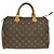 Louis Vuitton Speedy Monogram Canvas 30 Castaño