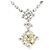 Autre Marque Collana in platino con diamante giallo