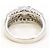 Autre Marque Platin 900 Ring mit Diamanten - Ansicht 4