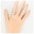 Autre Marque Platinring mit Diamant - Ansicht 6