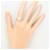 Autre Marque Platinring mit Diamant  - Ansicht 7