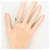 Autre Marque Platinring mit Diamant - Ansicht 7