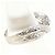 Autre Marque PT900 Platinring mit Diamant - Ansicht 3