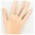Autre Marque PT900 Platinring mit Diamant - Ansicht 7