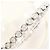 Autre Marque Bracciale charm in platino con diamanti - vista 2