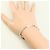 Autre Marque Bracciale charm in platino con diamanti - vista 5
