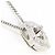 Autre Marque Collana in platino PT900 con diamante da 0,12ct - vista 2