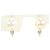 Autre Marque Ohrstecker aus 14K Weißgold mit künstlichen Perlen Golden