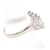 Autre Marque Platinring mit Diamant - Ansicht 3