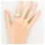 Autre Marque Platinring mit Diamant - Ansicht 7