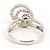 Autre Marque PT900 Platinring mit Diamant - Ansicht 4