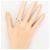 Autre Marque PT900 Platinring mit Diamant - Ansicht 6