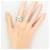 Autre Marque Platinring mit Diamant - Ansicht 6