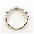 Autre Marque PT900 Platinring mit Diamant - Ansicht 2