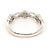 Autre Marque PT900 Platinring mit Diamant - Ansicht 3