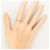 Autre Marque PT900 Platinring mit Diamant - Ansicht 6