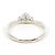 Autre Marque Platin-Ring mit Diamantakzenten Pink - Ansicht 3