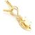 Autre Marque Collana in oro giallo 14K con opale D'oro - vista 3