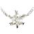 Autre Marque PT850 Platin-Halskette mit Diamant