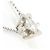 Autre Marque PT850 Platin-Halskette mit Diamant - Ansicht 2