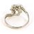 Autre Marque 14K Weißgold-Ring mit Diamant Golden - Ansicht 3