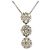 Autre Marque 14K Weißgoldkette mit Diamant Golden
