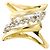 Autre Marque 10K Goldring mit Diamant Golden