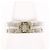 Autre Marque Anello a fascia in oro bianco 14K con diamante D'oro