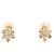 Autre Marque Orecchini a lobo in oro rosa 14K e diamanti D'oro