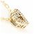 Autre Marque Collana in oro giallo 10K con pendente in diamante D'oro - vista 2