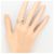 Autre Marque 10K Weißgold Diamantring Golden - Ansicht 5