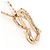Autre Marque Collana in oro rosa 10K con diamante D'oro - vista 2