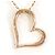 Autre Marque Collana in oro rosa 10K con diamante D'oro - vista 3