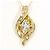 Autre Marque Collana in oro giallo 10K con diamante D'oro