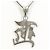 Autre Marque 14K Weißgoldkette mit Diamant Golden - Ansicht 3