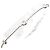Autre Marque Bracciale con charm in platino PT850 con diamante