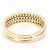 Autre Marque 14K Gold Diamantring Golden - Ansicht 3
