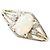 Autre Marque 14K Weißgold-Ring mit Opal und Diamant Golden