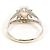 Autre Marque 14K Weißgold-Ring mit Opal und Diamant Golden - Ansicht 4