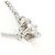 Autre Marque PT850 Platin-Halskette mit Diamant - Ansicht 2