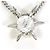 Autre Marque PT850 Platin-Halskette mit Diamant